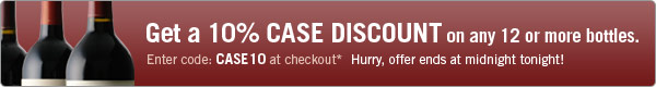 Save 10% on any 12 bottles or more. Use promo code CASE10 at checkout.