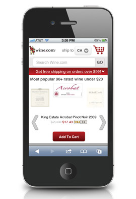 Introducting the new iPhone app from Wine.com