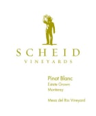Scheid Vineyards Pinot Blanc 2009  Front Label