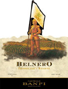 Banfi Belnero Toscana 2005 Front Label