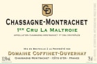 Domaine Coffinet-Duvernay Chassagne-Montrachet La Maltroie Premier Cru 2013 Front Label