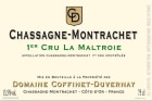 Domaine Coffinet-Duvernay Chassagne-Montrachet La Maltroie Premier Cru 2009 Front Label