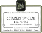 Jean Collet Chablis Premier CRU Les Forets 2014 Front Label