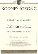 Rodney Strong Charlotte's Home Sauvignon Blanc 2009 Front Label