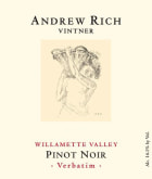 Andrew Rich Verbatim Pinot Noir 2011 Front Label