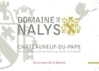 Domaine de Nalys Chateauneuf-du-Pape Blanc 2014 Front Label