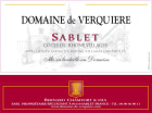 Domaine de Verquiere Cotes du Rhone Villages Sablet Blanc 2008 Front Label