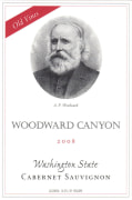 Woodward Canyon Old Vines Cabernet Sauvignon 2008 Front Label