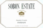 Sobon Estate Syrah 2007  Front Label