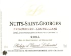 Lecheneaut Nuits-Saint-Georges Les Pruliers Premier Cru 2005 Front Label