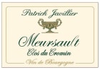 Patrick Javillier Meursault Clos du Cromin 2014 Front Label
