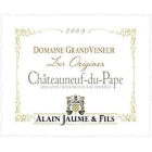 Domaine Grand Veneur Chateauneuf-du-Pape Les Origines 2009 Front Label