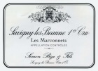 Simon Bize et Fils Savigny-les-Beaune Les Marconnets Premier Cru 2007 Front Label