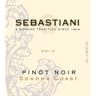 Sebastiani Sonoma Coast Pinot Noir 2010 Front Label