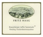 Fritz Haag Brauneberger Juffer Sonnenuhr Riesling Trockenbeerenauslese 2007 Front Label