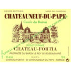 Chateau Fortia Cuvee du Baron Chateauneuf-du-Pape 2010 Front Label