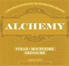 Hartenberg Alchemy Syrah-Mourvedre Grenache 2014 Front Label