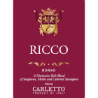 Carletto Ricco Rosso 2012 Front Label