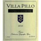 Villa Pillo Toscana Borgoforte 2010 Front Label