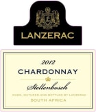 Lanzerac Chardonnay 2012 Front Label