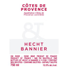 Hecht & Bannier Cotes de Provence Rose 2013 Front Label