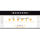 Manzone Barolo Le Gramolere 2004 Front Label