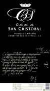 Marques de Vargas Conde de San Cristobal 2012 Front Label