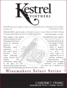 Kestrel Vintners Winemakers Select Cabernet Franc 2012 Front Label