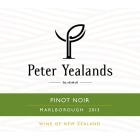 Yealands Pinot Noir 2014 Front Label