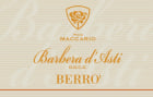 Pico Maccario Barbera d'Asti Berro Rosso 2008 Front Label