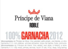 Principe de Viana Roble Garnacha 2012 Front Label