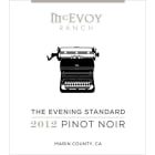 McEvoy Ranch The Evening Standard Pinot Noir 2012 Front Label