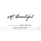 Mt. Beautiful Pinot Gris 2014 Front Label