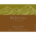 McIntyre Santa Lucia Highlands Pinot Noir 2014 Front Label