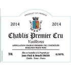 Jean-Paul Droin Chablis Vaillons Premier Cru 2014 Front Label