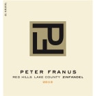 Peter Franus Red Hills Zinfandel 2013 Front Label