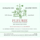 Duboeuf Fleurie Domaine des Quatre Vents 2014 Front Label