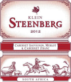 Steenberg Merlot Cabernet Sauvignon Cabernet Franc 2012 Front Label