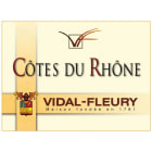 Vidal-Fleury Cotes du Rhone 2013 Front Label