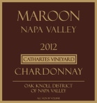 Maroon Cathartes Vineyard Chardonnay 2012 Front Label