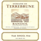 Domaine de Terrebrune Bandol Rose 2015 Front Label