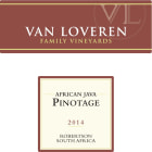 Van Loveren African Java Pinotage 2014 Front Label