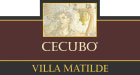 Villa Matilde Cecubo 2008 Front Label