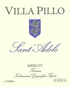 Villa Pillo Toscana Sant Adele Merlot 2008 Front Label