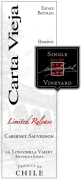 Carta Vieja Limited Release Single Vineyard Cabernet Sauvignon 2013 Front Label