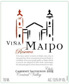 Vina Maipo Reserva Cabernet Sauvignon 2008 Front Label