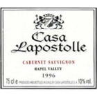Lapostolle Cabernet Sauvignon 1996 Front Label