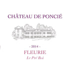 Chateau de Poncie Le Pre Roi Fleurie 2014 Front Label