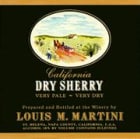 Louis Martini Dry Sherry Front Label