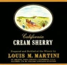 Louis Martini Cream Sherry Front Label